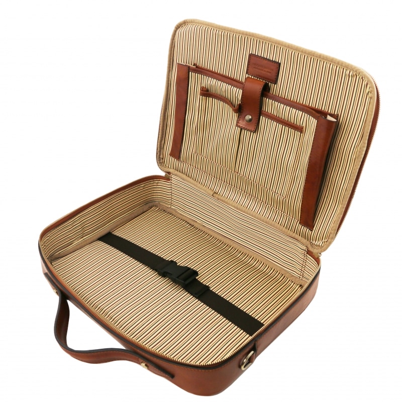 Leder Laptoptasche Vicenza Interieur Leder Laptoptasche Vicenza Interieur