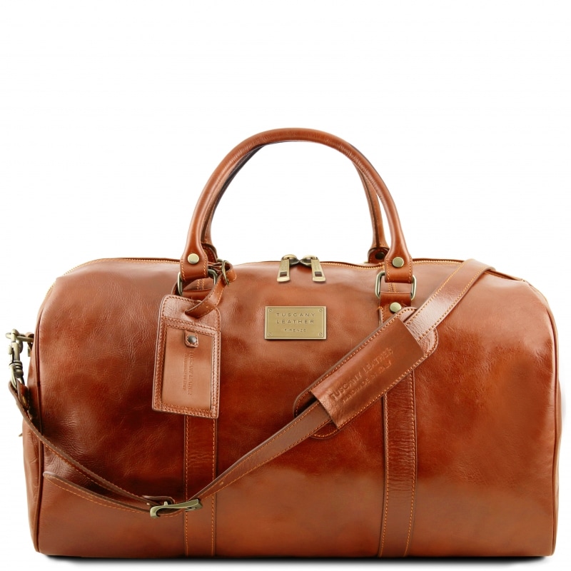 Exklusive TL Voyager Leder Reisetasche gross Honig Exklusive TL Voyager Leder Reisetasche gross Honig