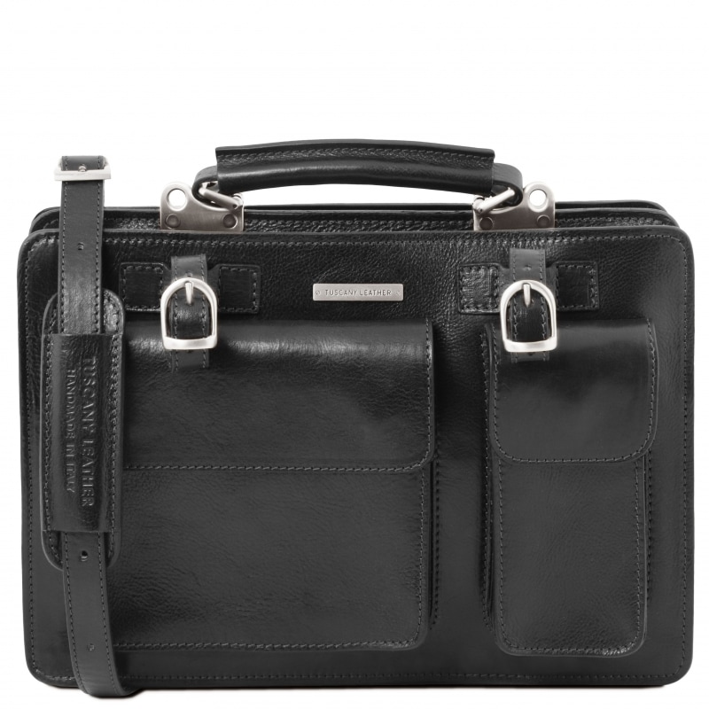 Tuscany Leather Handtasche Tania groß Schwarz Tuscany Leather Handtasche Tania groß Schwarz