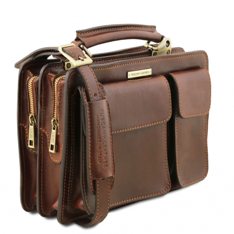Tuscany Leather Handtasche Tania Braun front Tuscany Leather Handtasche Tania Braun front