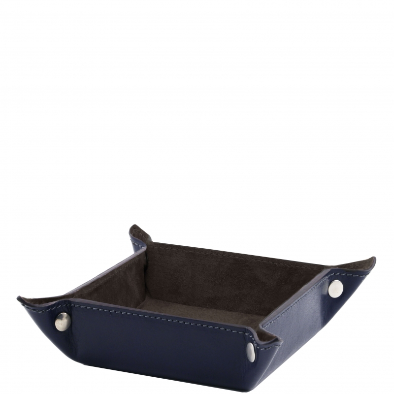 Lederschale klein dunkelblau Lederschale klein dunkelblau