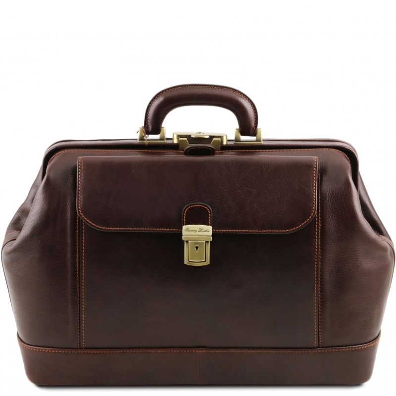 Leder Doktortasche Leonardi dunkelbraun Leder Doktortasche Leonardi dunkelbraun