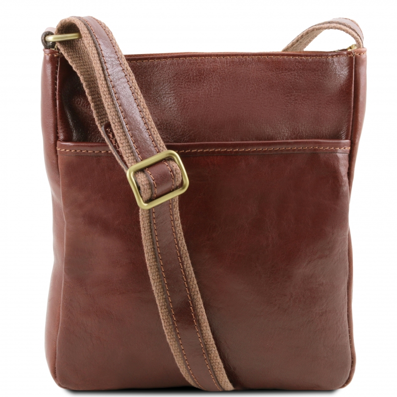 Leder-Umhängetasche Jason braun Leder-Umhängetasche Jason braun