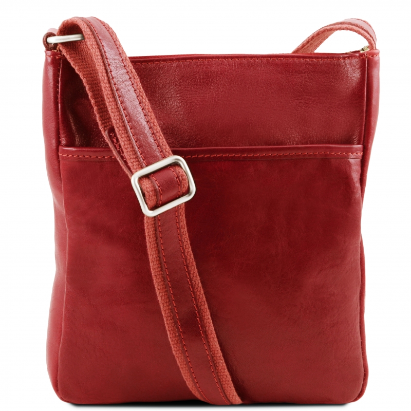 Leder-Umhängetasche Jason rot Leder-Umhängetasche Jason rot