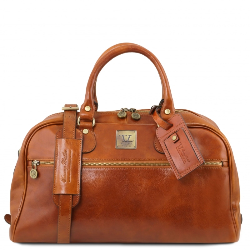 TL Voyager Reisetasche halbrund klein Honig TL Voyager Reisetasche halbrund klein Honig