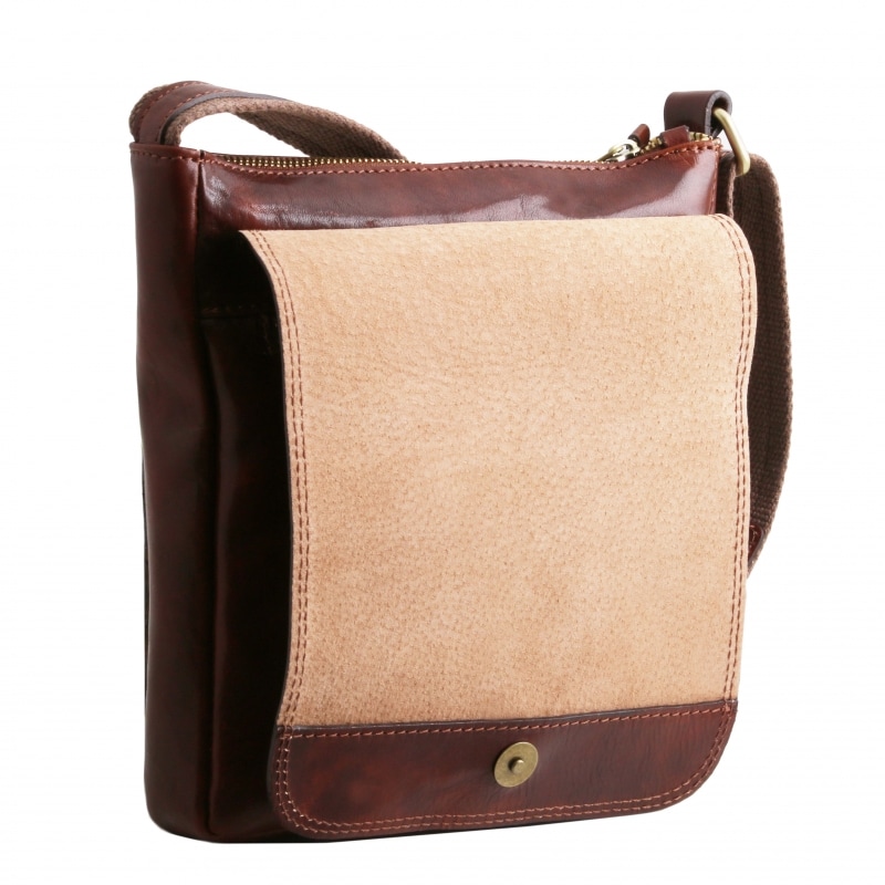 Tuscany Leather Leder Umhängetasche Jimmy Detail Tuscany Leather Leder Umhängetasche Jimmy Detail