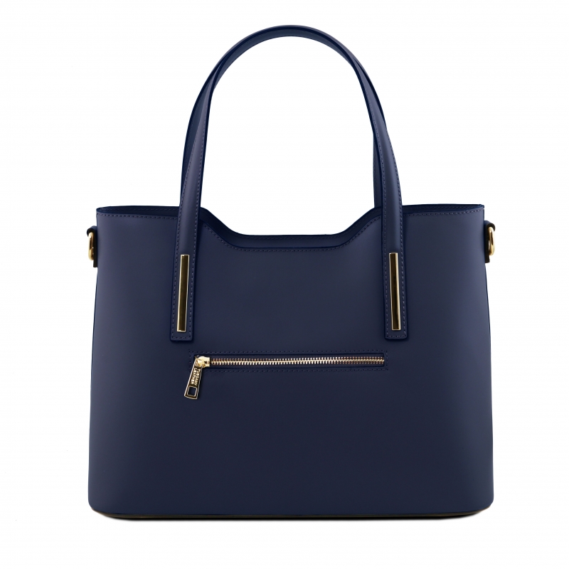 Leder-Handtasche Olimpia rückseite Leder-Handtasche Olimpia rückseite
