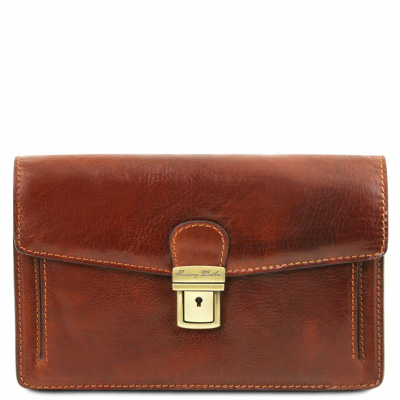 Leder Herrentasche Tommy braun Leder Herrentasche Tommy braun