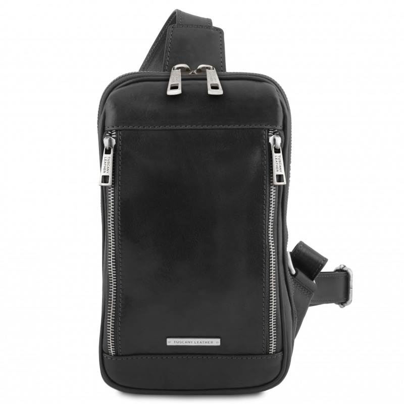 Leder Brusttasche Martin schwarz Leder Brusttasche Martin schwarz