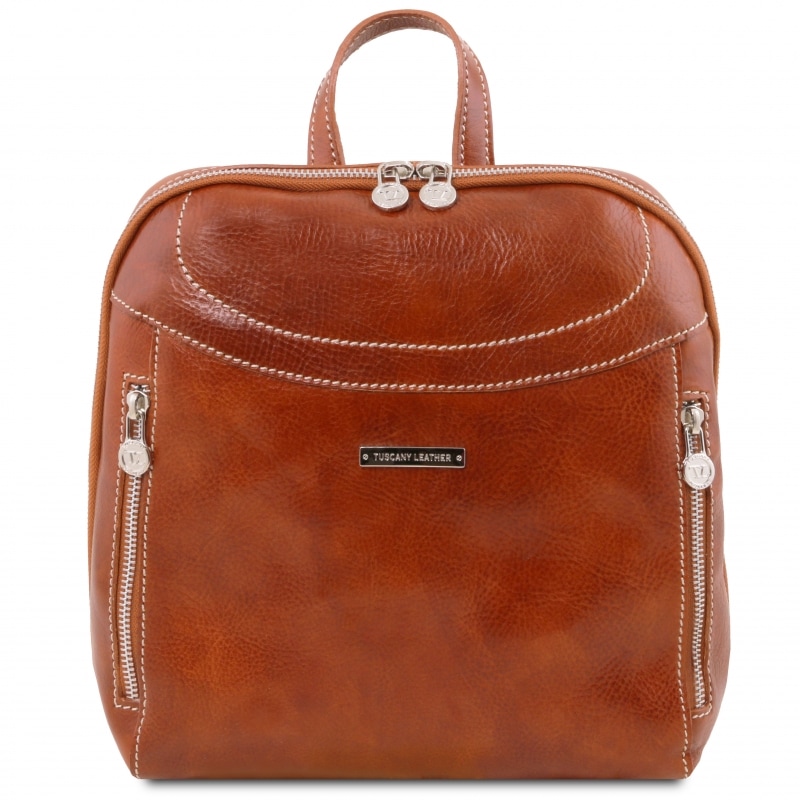 Leder Rucksack Manila honig Leder Rucksack Manila honig