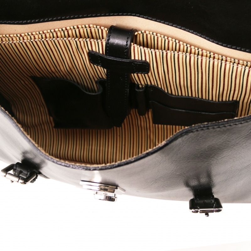 Leder Aktentasche Viareggio Multifunktional Interieur-1 Leder Aktentasche Viareggio Multifunktional Interieur-1