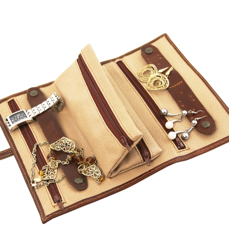 Schmuckrolle aus Leder Interieur-1 Schmuckrolle aus Leder Interieur-1