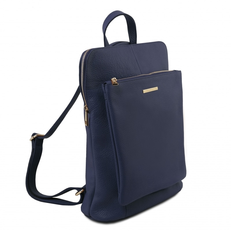 Damen Leder Rucksack Seitlich Damen Leder Rucksack Seitlich