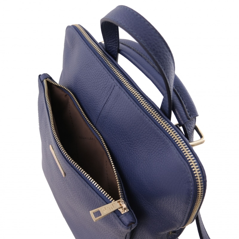 Damen Leder Rucksack Fronttasche Damen Leder Rucksack Fronttasche