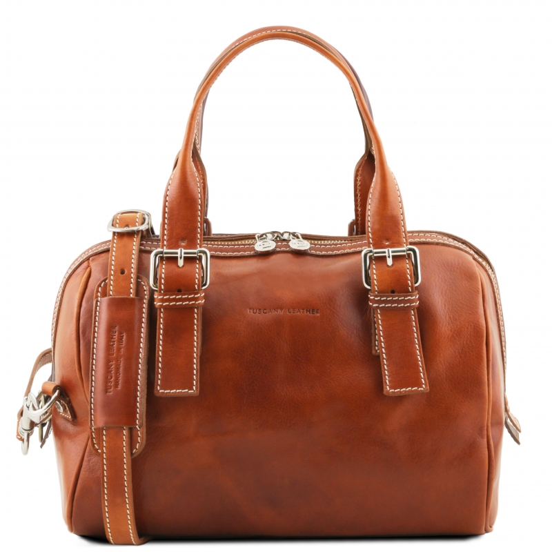 Leder Handtasche Eveline honig Leder Handtasche Eveline honig