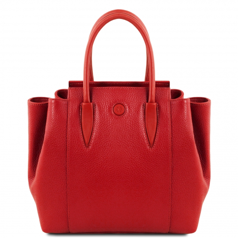 Leder-Handtasche Tulipan rot Leder-Handtasche Tulipan rot