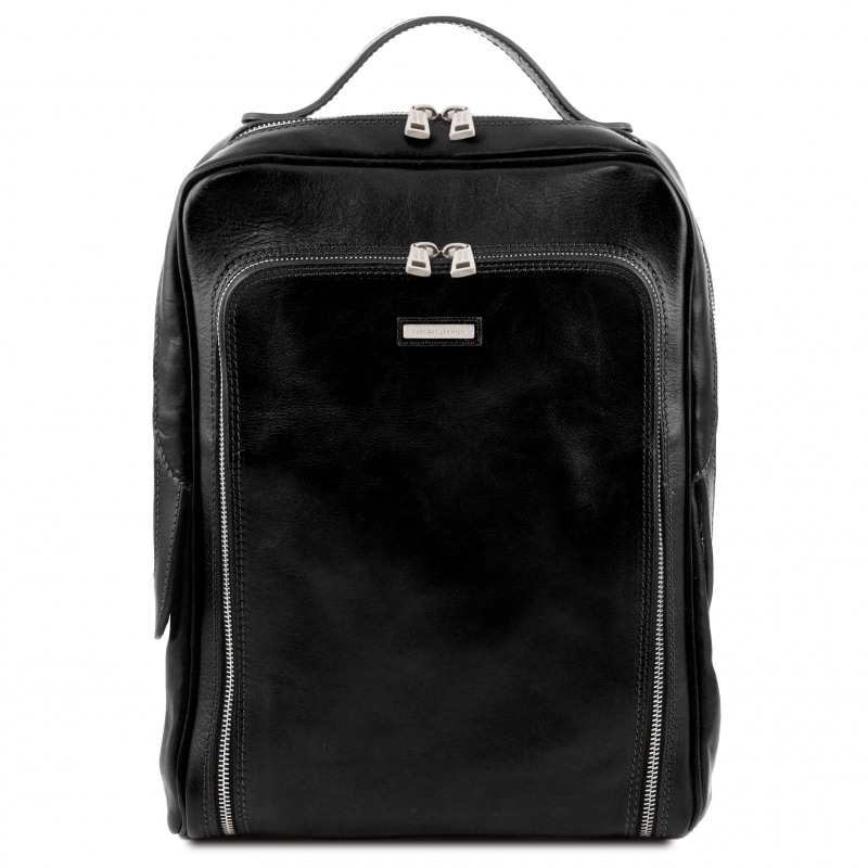 Leder Rucksack Bangkok schwarz Leder Rucksack Bangkok schwarz