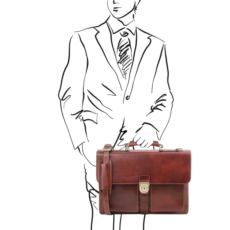 Leder Aktentasche Assisi Outfit Leder Aktentasche Assisi Outfit