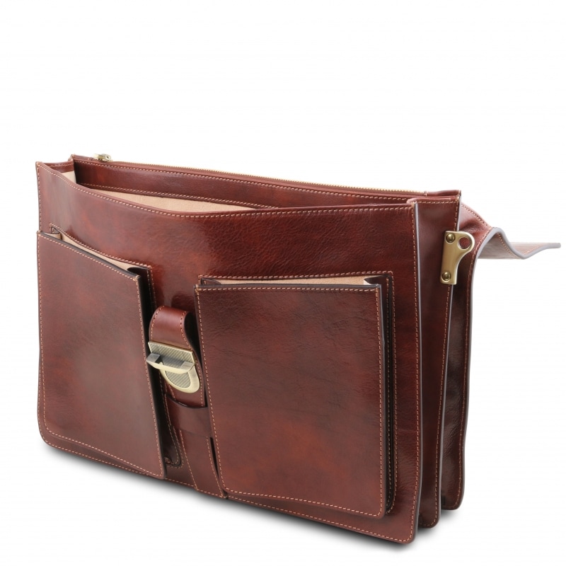 Leder Aktentasche Assisi Front Leder Aktentasche Assisi Front
