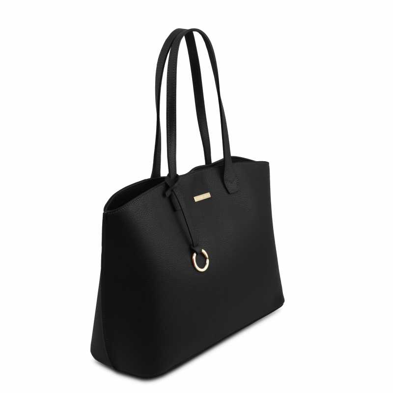 Tuscany Leather Leder-Shopper XL seitenansicht Tuscany Leather Leder-Shopper XL seitenansicht