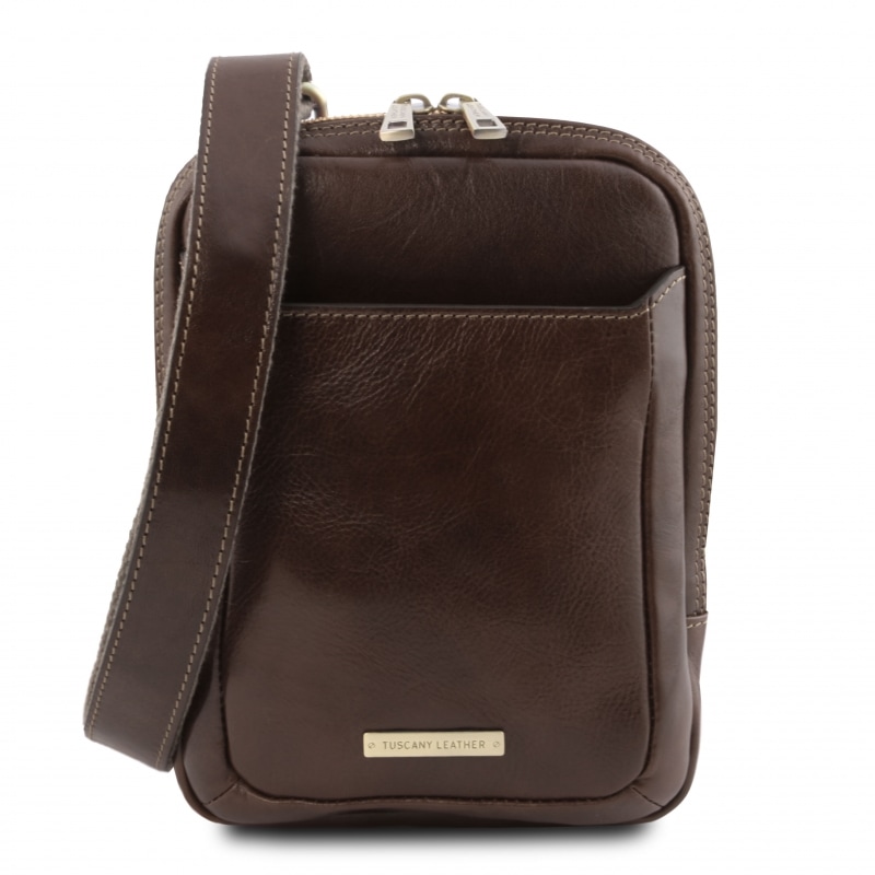 Tuscany Leather Leder Umhängetasche Mark Dunkelbraun Tuscany Leather Leder Umhängetasche Mark Dunkelbraun