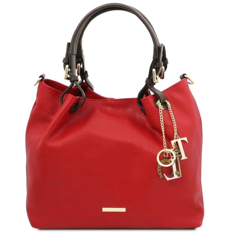 TL KeyLuck Leder-Handtasche rot TL KeyLuck Leder-Handtasche rot