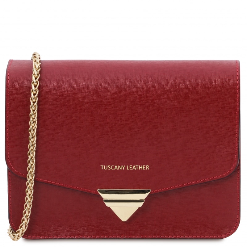 Tuscany Leather Clutch Rot Tuscany Leather Clutch Rot