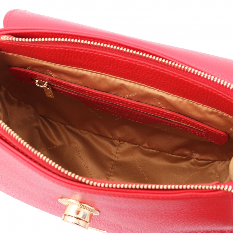 Schultertasche Fresia rot interieur Schultertasche Fresia rot interieur