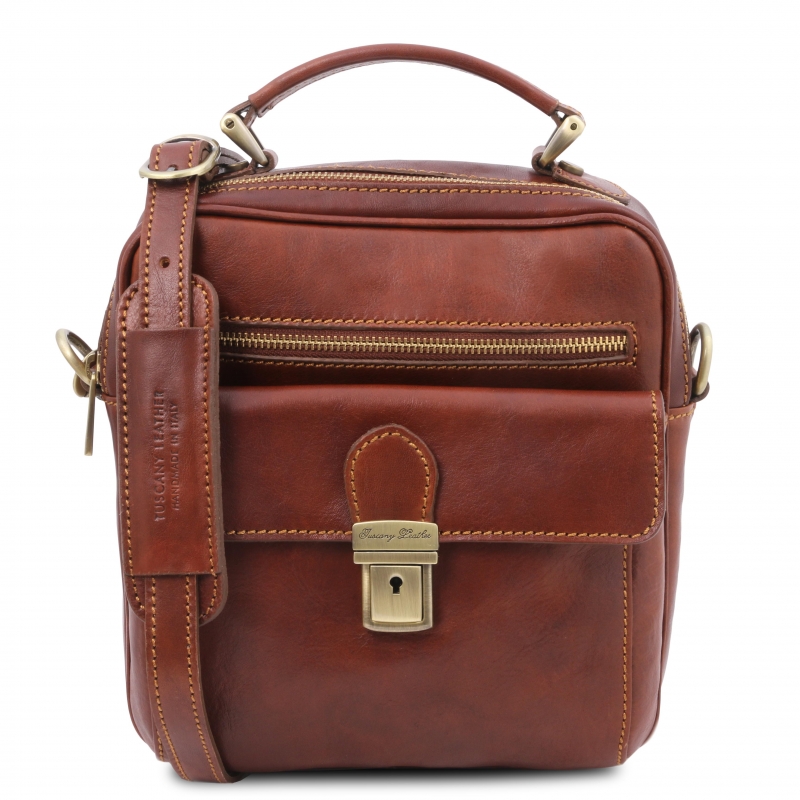 Tuscany Leather Umhängetasche Brian Braun Tuscany Leather Umhängetasche Brian Braun
