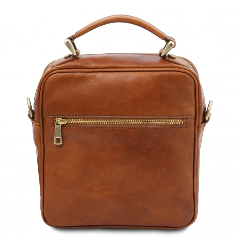 Tuscany Leather Umhängetasche Brian rückseite Tuscany Leather Umhängetasche Brian rückseite
