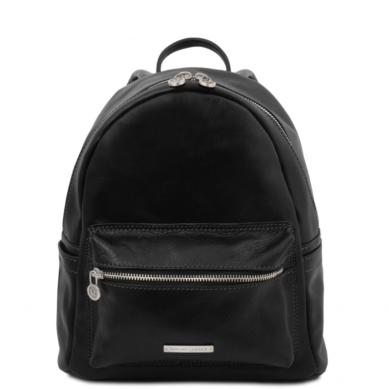 Leder Rucksack Sydney schwarz Leder Rucksack Sydney schwarz