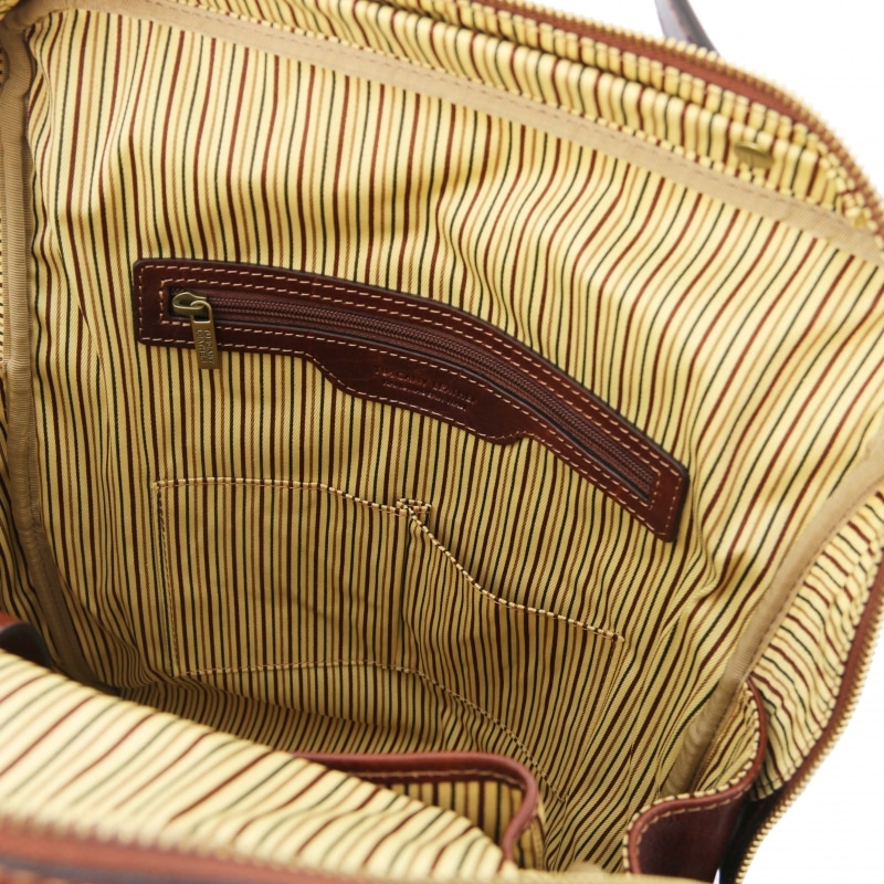 Leder Laptop-Rucksack Bangkok gross Innen-1 Leder Laptop-Rucksack Bangkok gross Innen-1