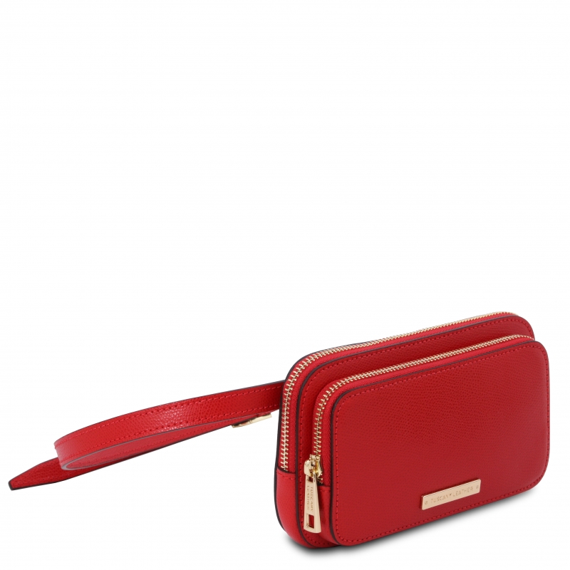 TL Bag Gürteltasche Leder seitenansicht TL Bag Gürteltasche Leder seitenansicht