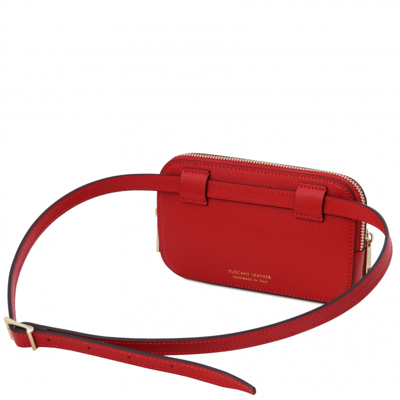 TL Bag Gürteltasche Leder rückseite TL Bag Gürteltasche Leder rückseite