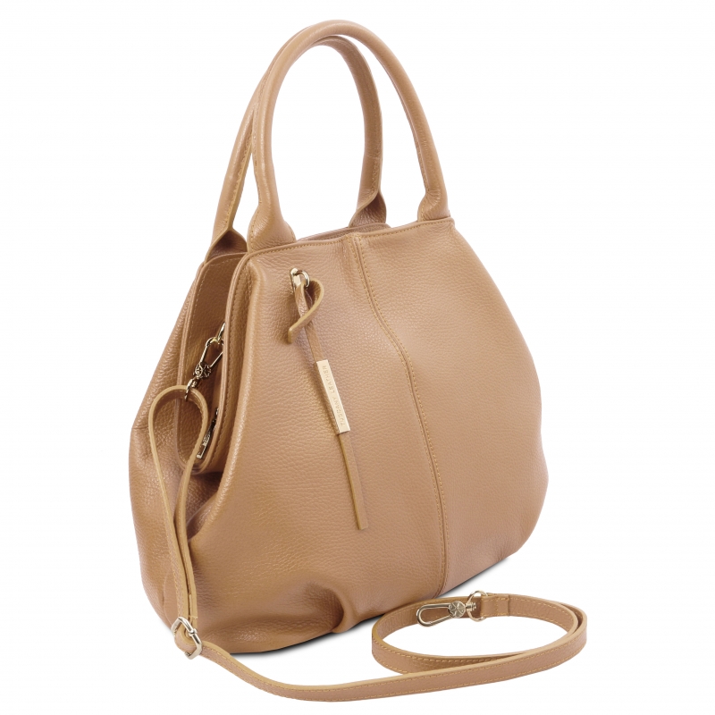 TL Bag Ledershopper seitenansicht TL Bag Ledershopper seitenansicht