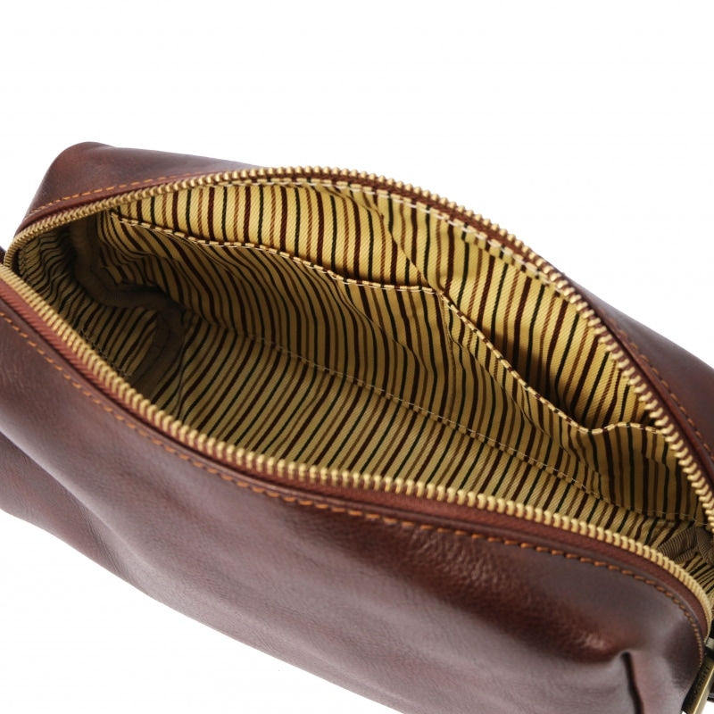 Leder Kulturtasche Owen Interieur-1 Leder Kulturtasche Owen Interieur-1