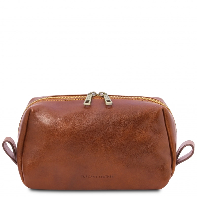 Leder Kulturtasche Owen Honig Leder Kulturtasche Owen Honig