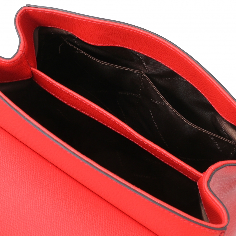 Tuscany Leather Leder-Handtasche rot interieur-1 Tuscany Leather Leder-Handtasche rot interieur-1
