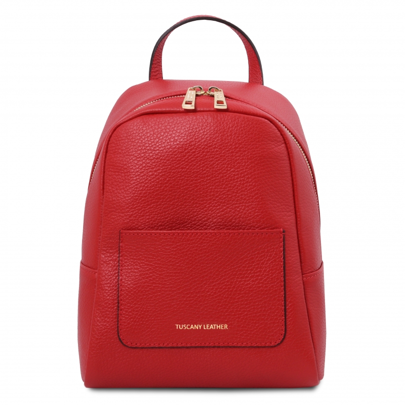 TL Bag kleiner Leder-Rucksack rot TL Bag kleiner Leder-Rucksack rot