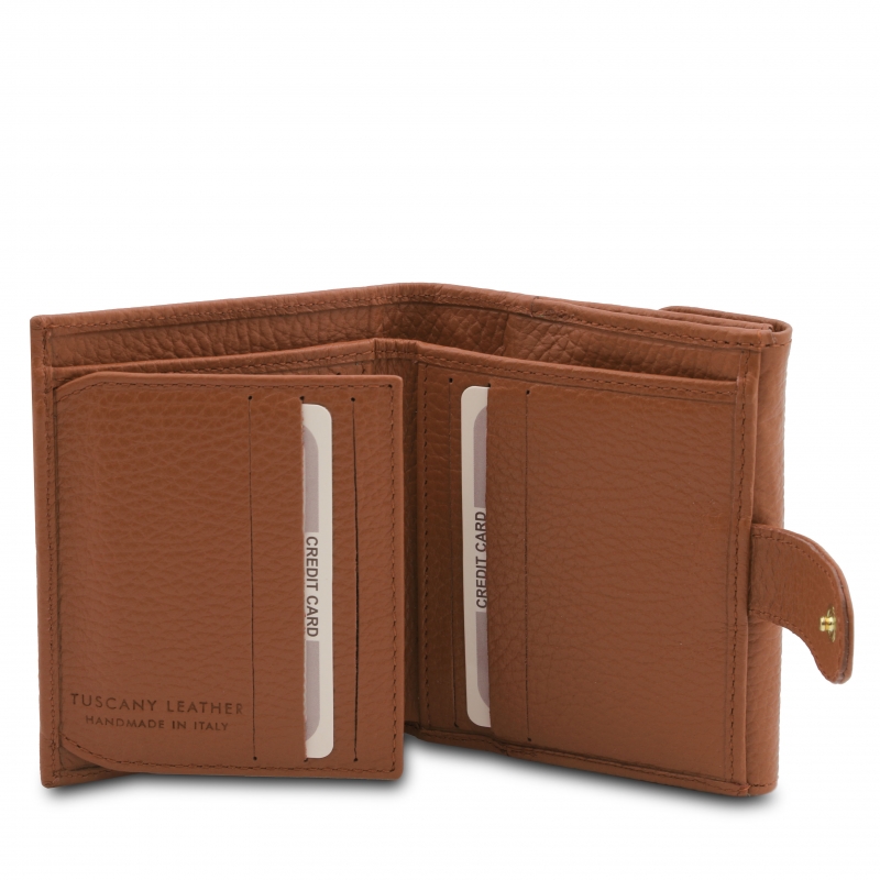 Leder-Geldbörse Calliope cognac Leder-Geldbörse Calliope cognac
