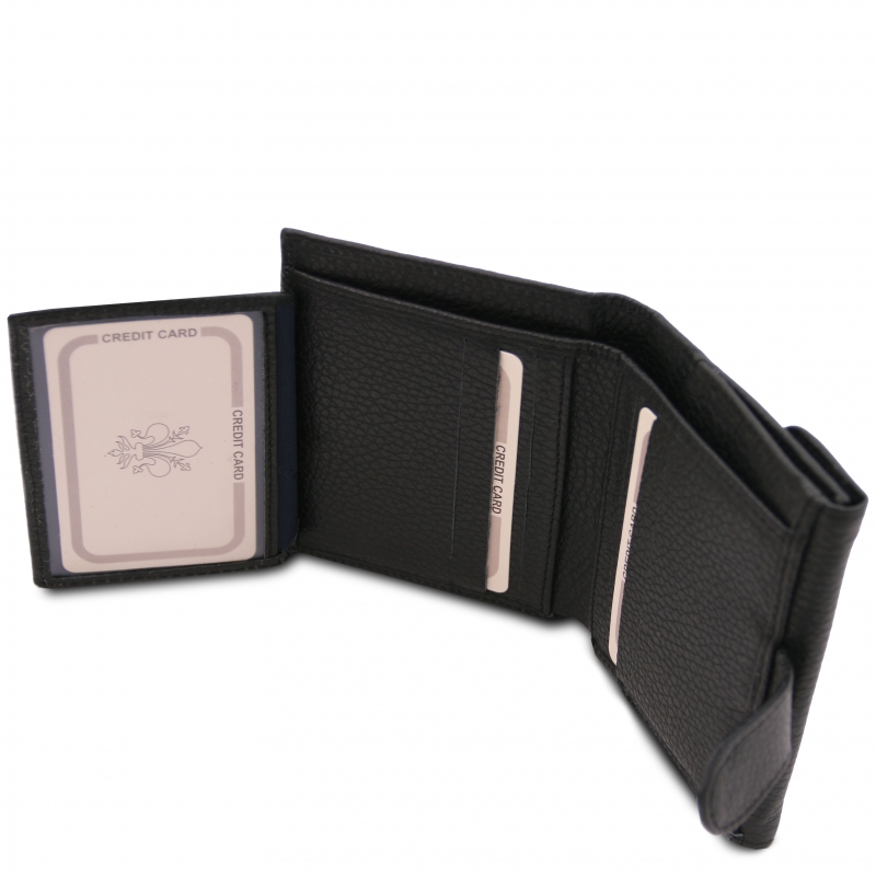 Leder-Geldbörse Calliope front-1 Leder-Geldbörse Calliope front-1