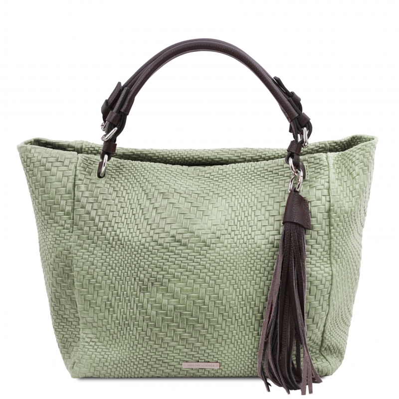 Tuscany Leather Leder-Shopper Mint Tuscany Leather Leder-Shopper Mint