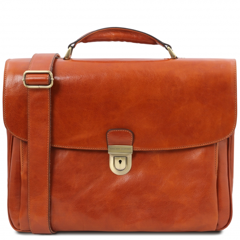 Multifach Laptop-Aktentasche Alessandria honig Multifach Laptop-Aktentasche Alessandria honig