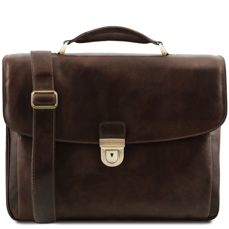 Multifach Laptop-Aktentasche Alessandria dunkelbraun Multifach Laptop-Aktentasche Alessandria dunkelbraun