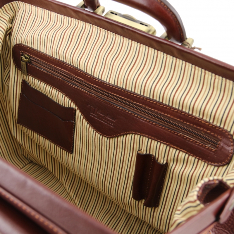 Leder-Doktortasche Leonardo interieur Leder-Doktortasche Leonardo interieur