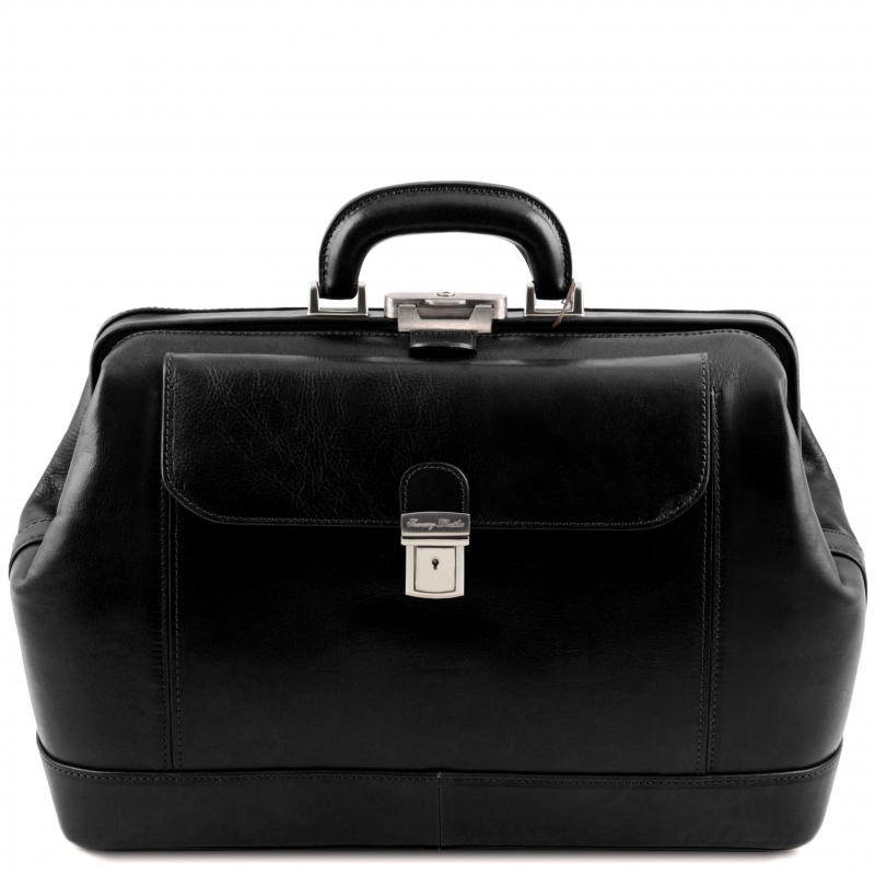 Leder-Doktortasche Leonardo schwarz Leder-Doktortasche Leonardo schwarz