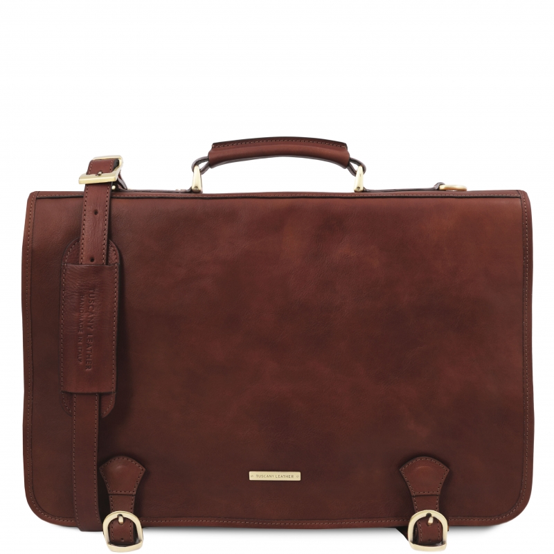 Leder Aktentasche Ancona braun Leder Aktentasche Ancona braun