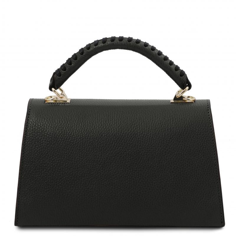 Leder Handtasche Satchel Rückseite Leder Handtasche Satchel Rückseite