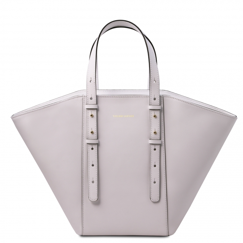 TL Bag Shopper Palmellato-Leder weiß TL Bag Shopper Palmellato-Leder weiß
