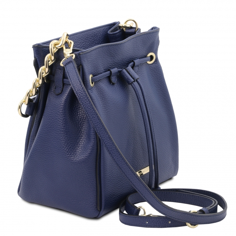 TL Bag Beuteltasche mit Schulterkette blau TL Bag Beuteltasche mit Schulterkette blau